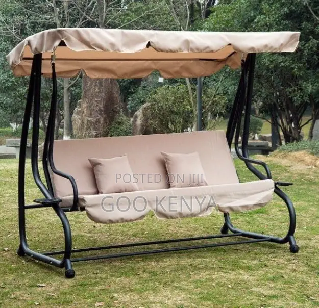 Home Swing Chair;Garden Hanging Swing Chair With Stable Umbrella Stand