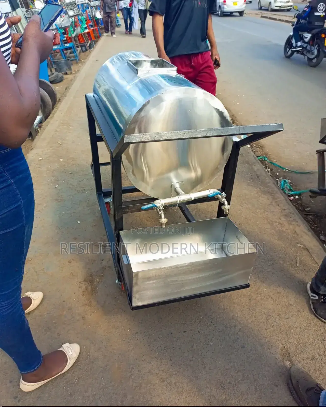 Large Institutions Stainless Steel Tea Urn 100ltrs