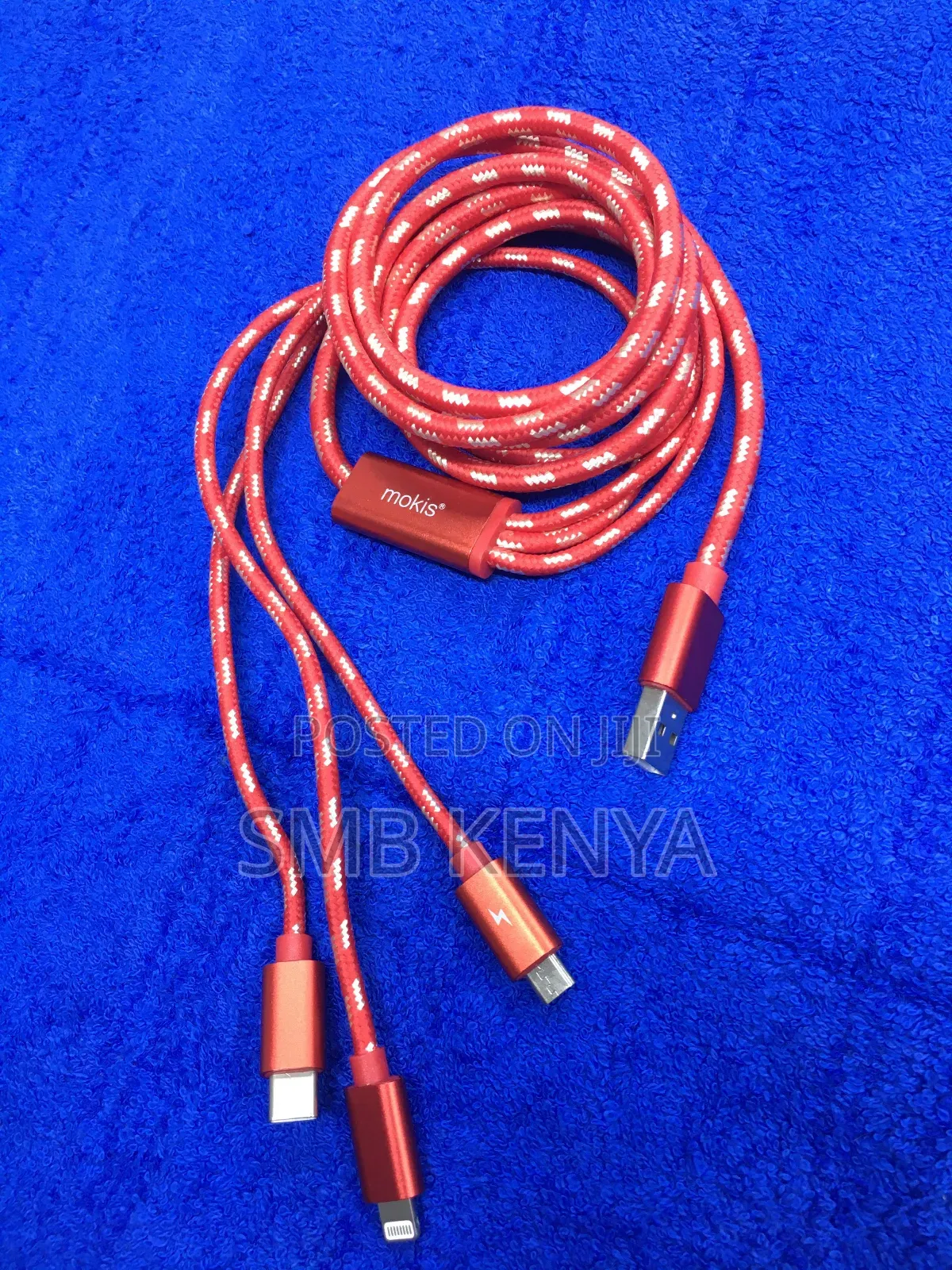 3 In 1 Usb A Usb C Micro Usb Lightning Cable