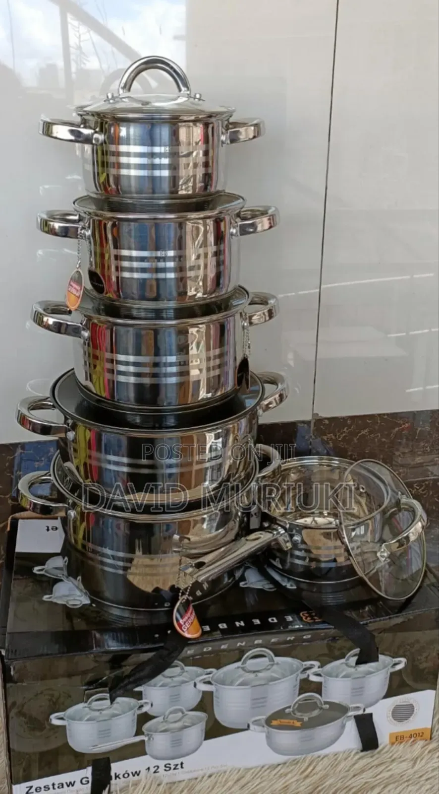 New in Edenberg Stainless Sufurias