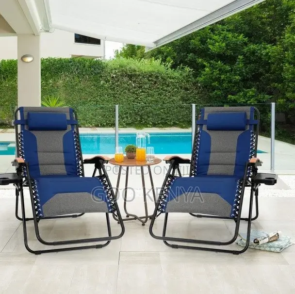 Home Chair; Portable Outdoor Recline Chair With Zero Gravity For Beach