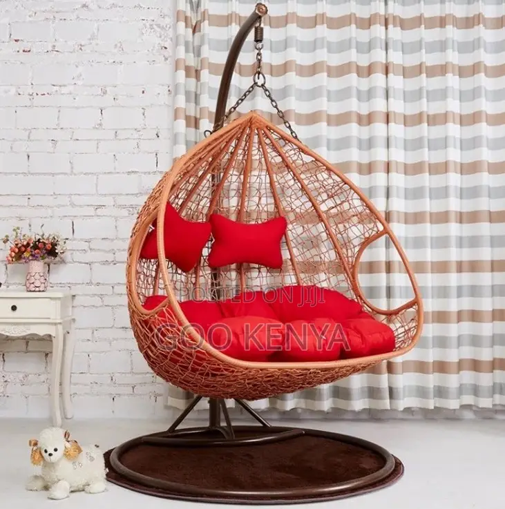 Home Chair; Balcony Swing Chair – Two-Seater Wicker Hanging Basket