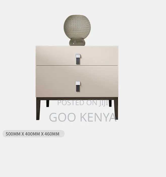 Home Cabinet; White Wooden Nightstand – Modern Italian Bedside Cabinet