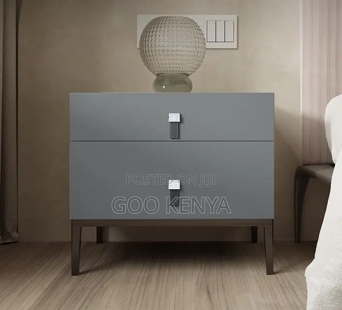 Home Cabinet; White Wooden Nightstand – Modern Italian Bedside Cabinet