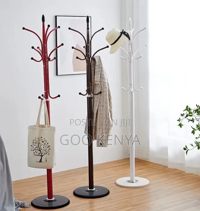 Home Hanger; Steel Clothing Rack With Marble Finish for Bedrooms