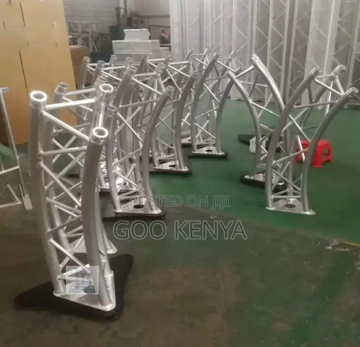 Podium Stand;Modern Triangle Base Acrylic Podium Sturdy Aluminum Truss