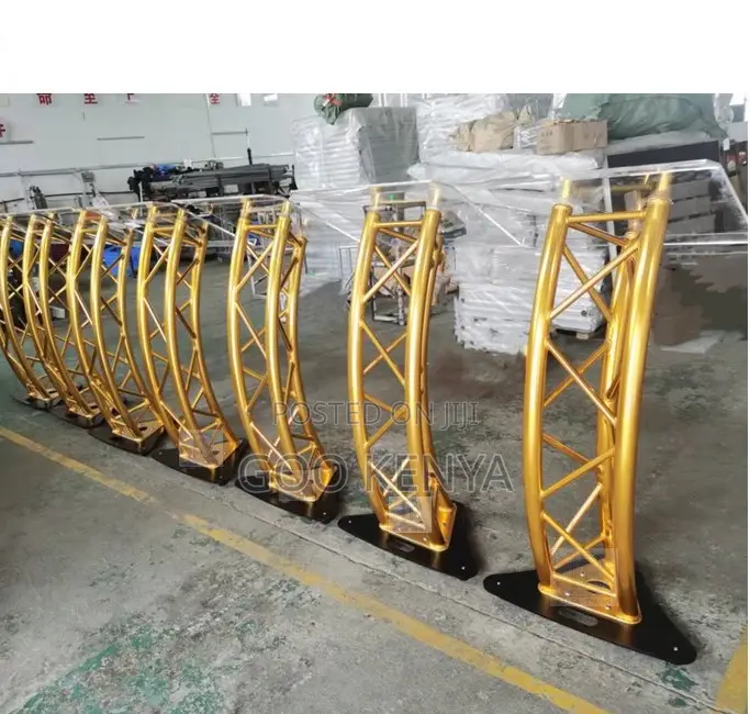 Podium Stand;Modern Triangle Base Acrylic Podium Sturdy Aluminum Truss