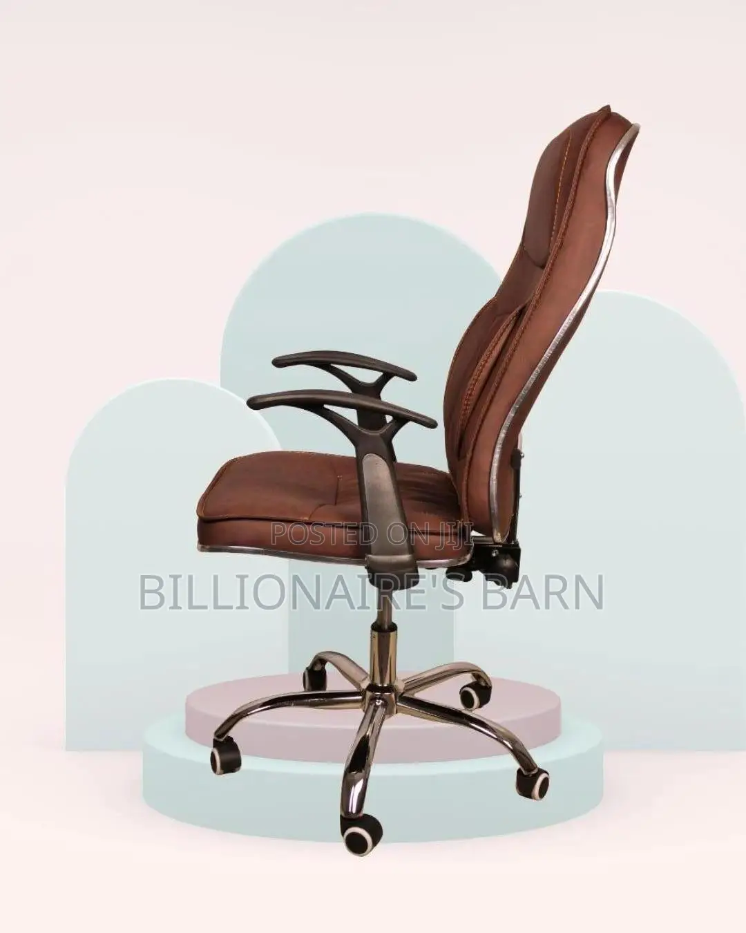 Home Office (Space-saving) Ergonomic Leather Only Few|Nairobi Delivery