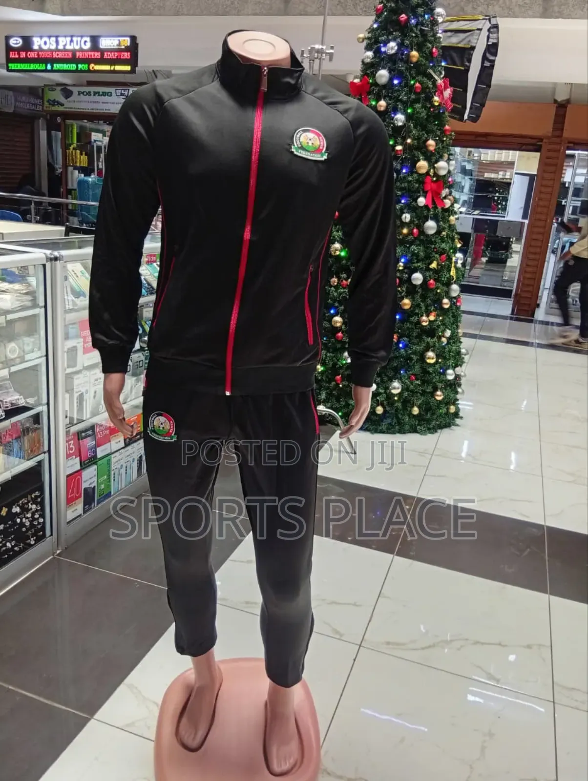 Official Football Team Kenya 2025 Tracksuits Black