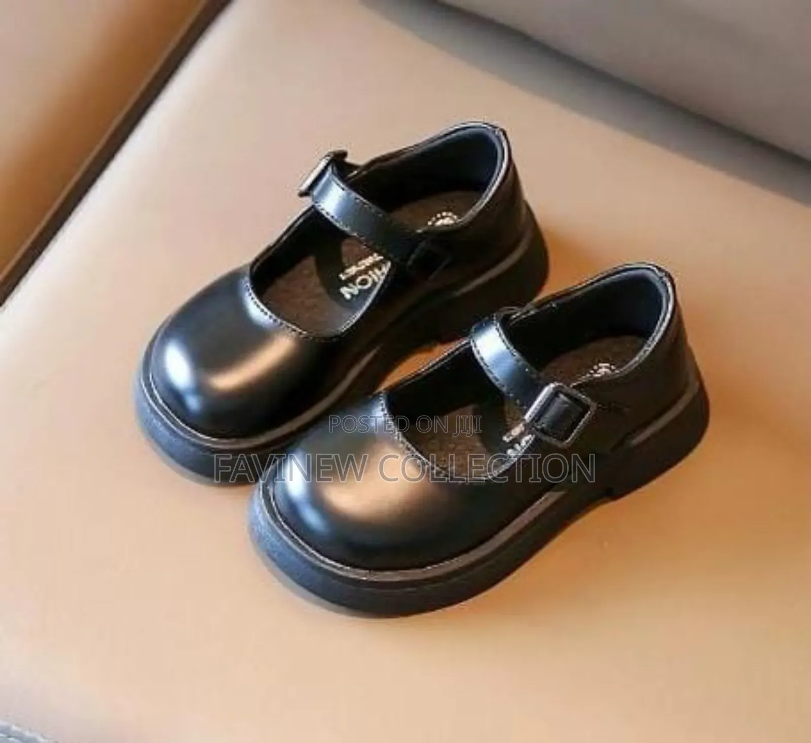 Little Girls High Quality Leather School Shoes