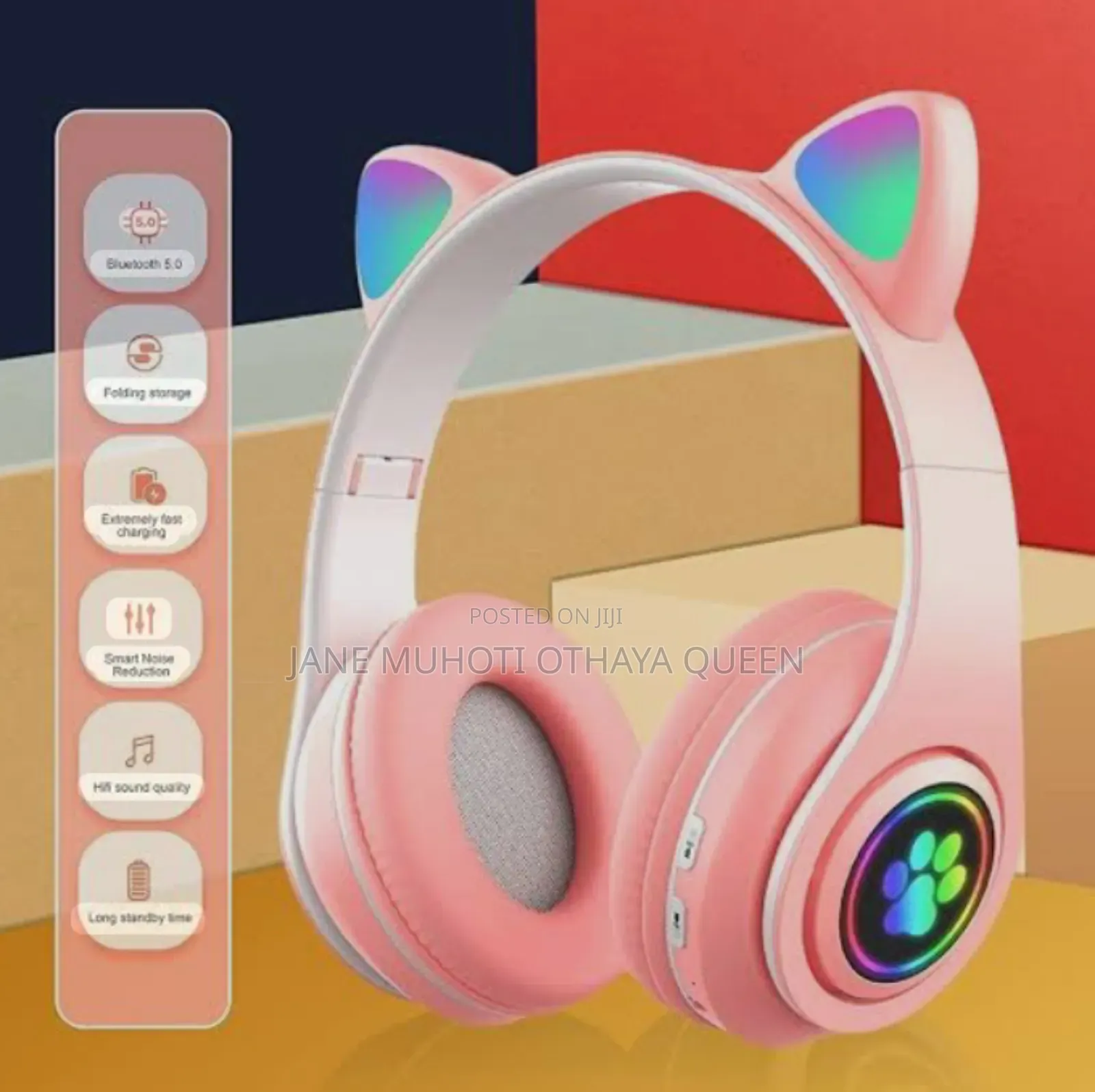 *These Cat Ear Wireless Headphones