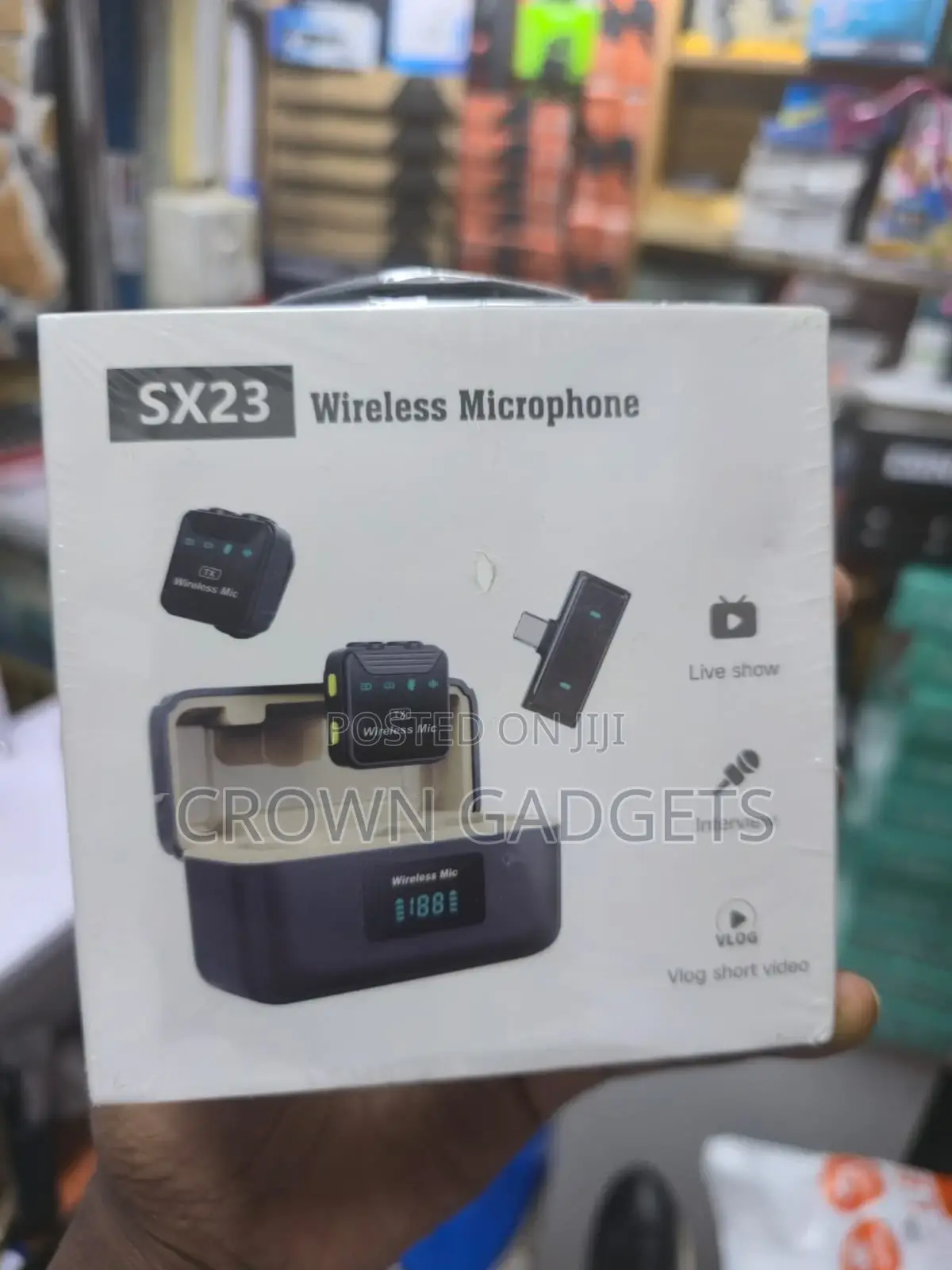 Sx23 2.4ghz Wireless Lavalier Mic With 3-in-1 Receiver