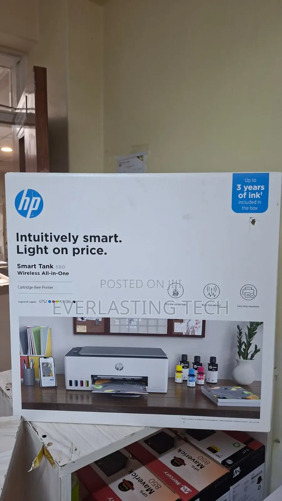 HP Smart Tank 580 All-in-One Printer - (1f3y2a-1)