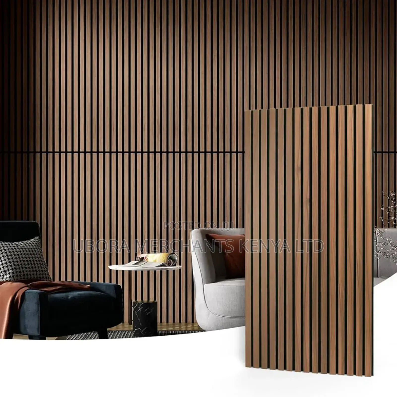 Acoustic Slat Wood Panels 2x8ft