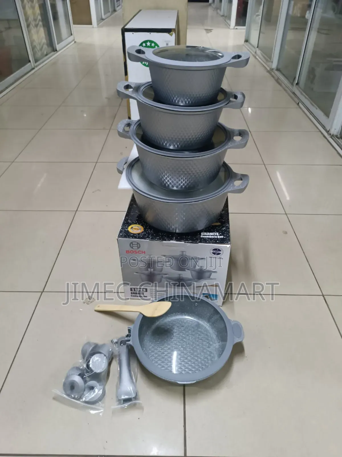 Bosch 11pc Cookware Set With Silicone Lid Covers