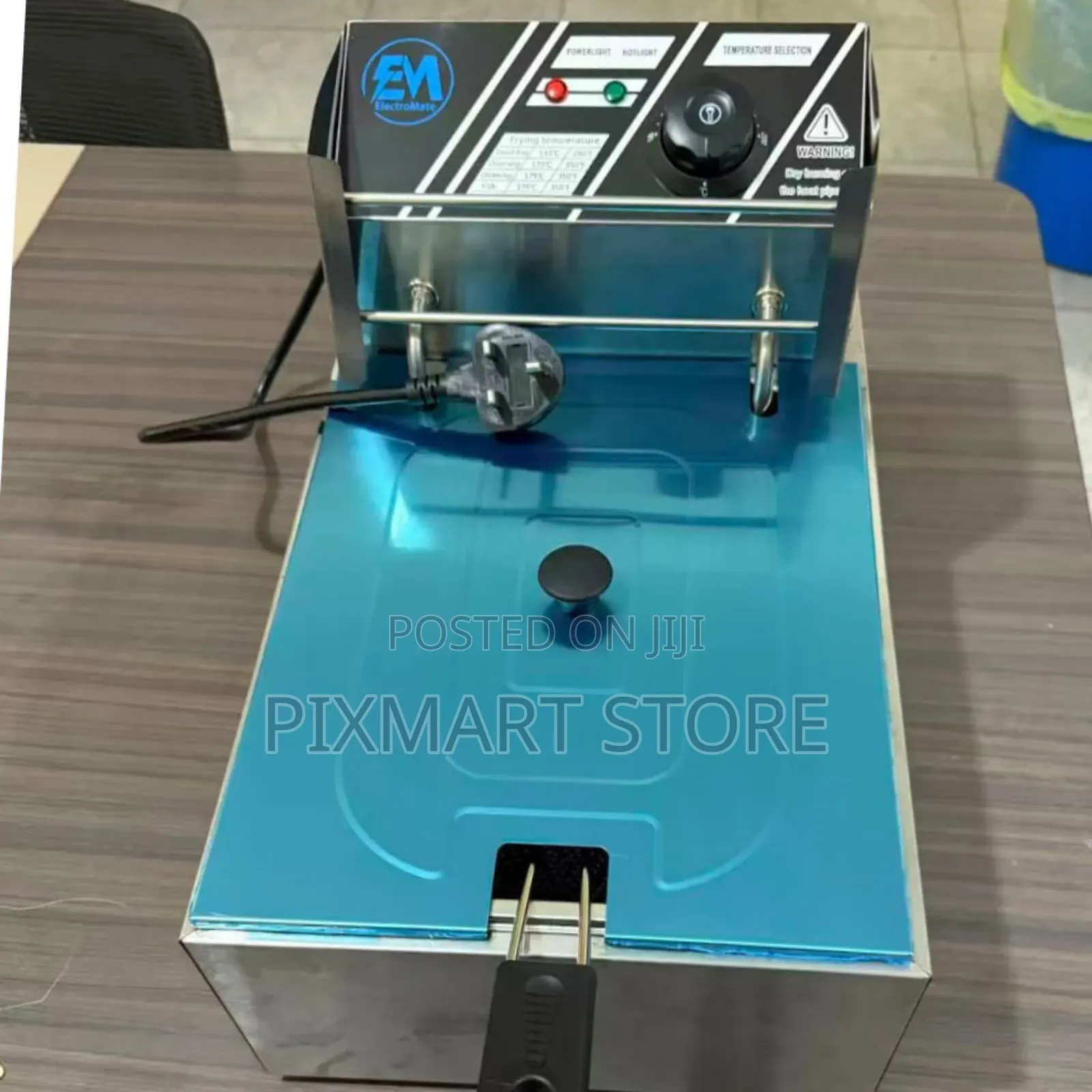 Electromate Single Deep Fryer – Compact Efficient for Crispy Delight