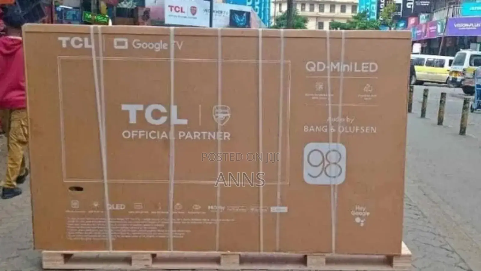 Colour Enhancement Display Qled 98 Inches Goggle Tv TCL