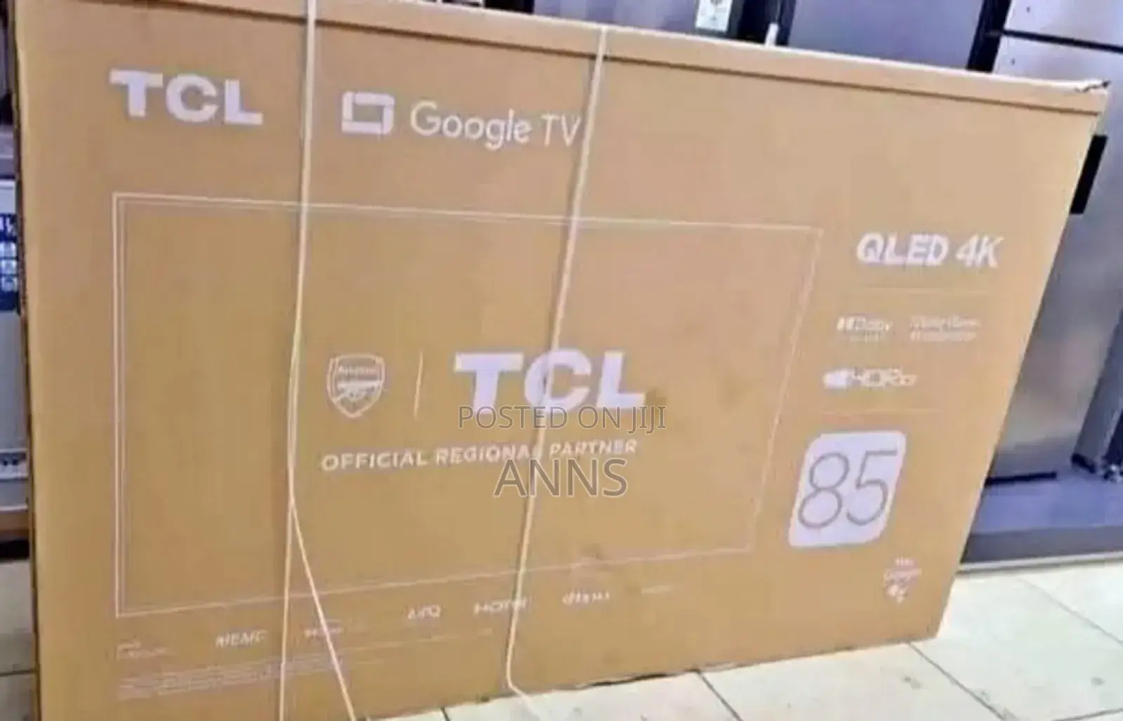 Frameless 4 K HDR 85 Inch Television TCL