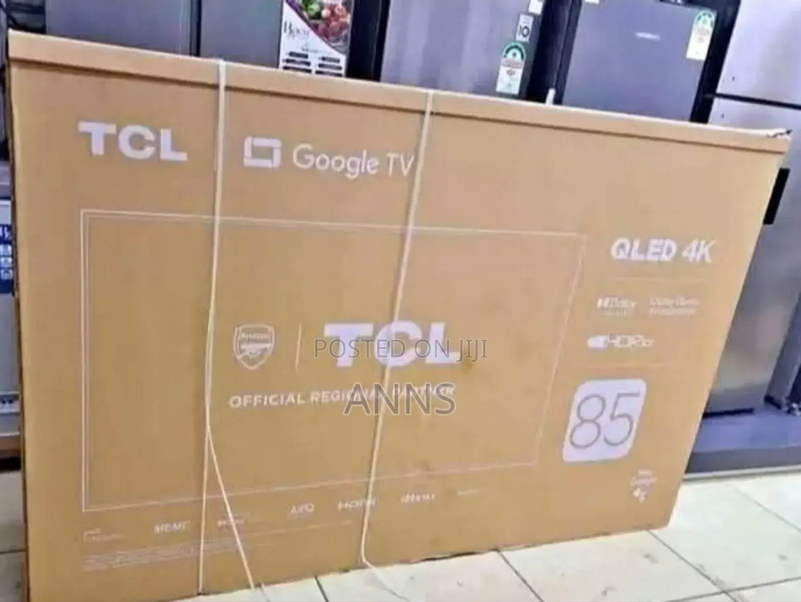 Frameless 4 K HDR 85 Inch Television TCL