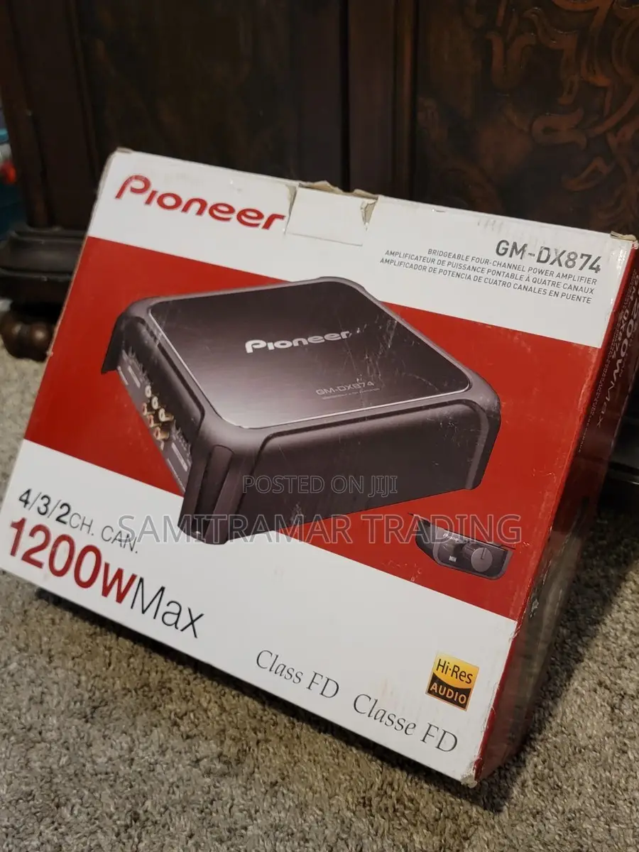 Gm-Dc874 Pioneer Champion Series 4-Chanel Bridgeable Amplifier 1,200w