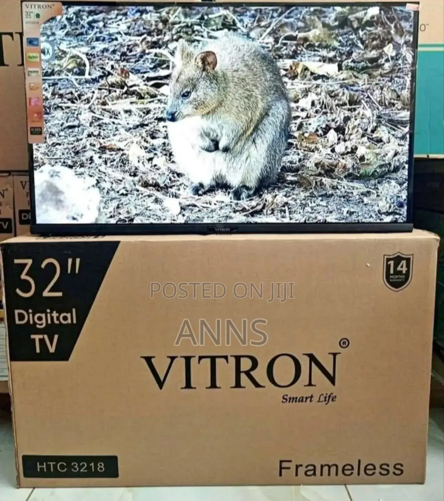 Ample Storage Vitron 32 Inch Digital Tv (14months Warranty) Htc32