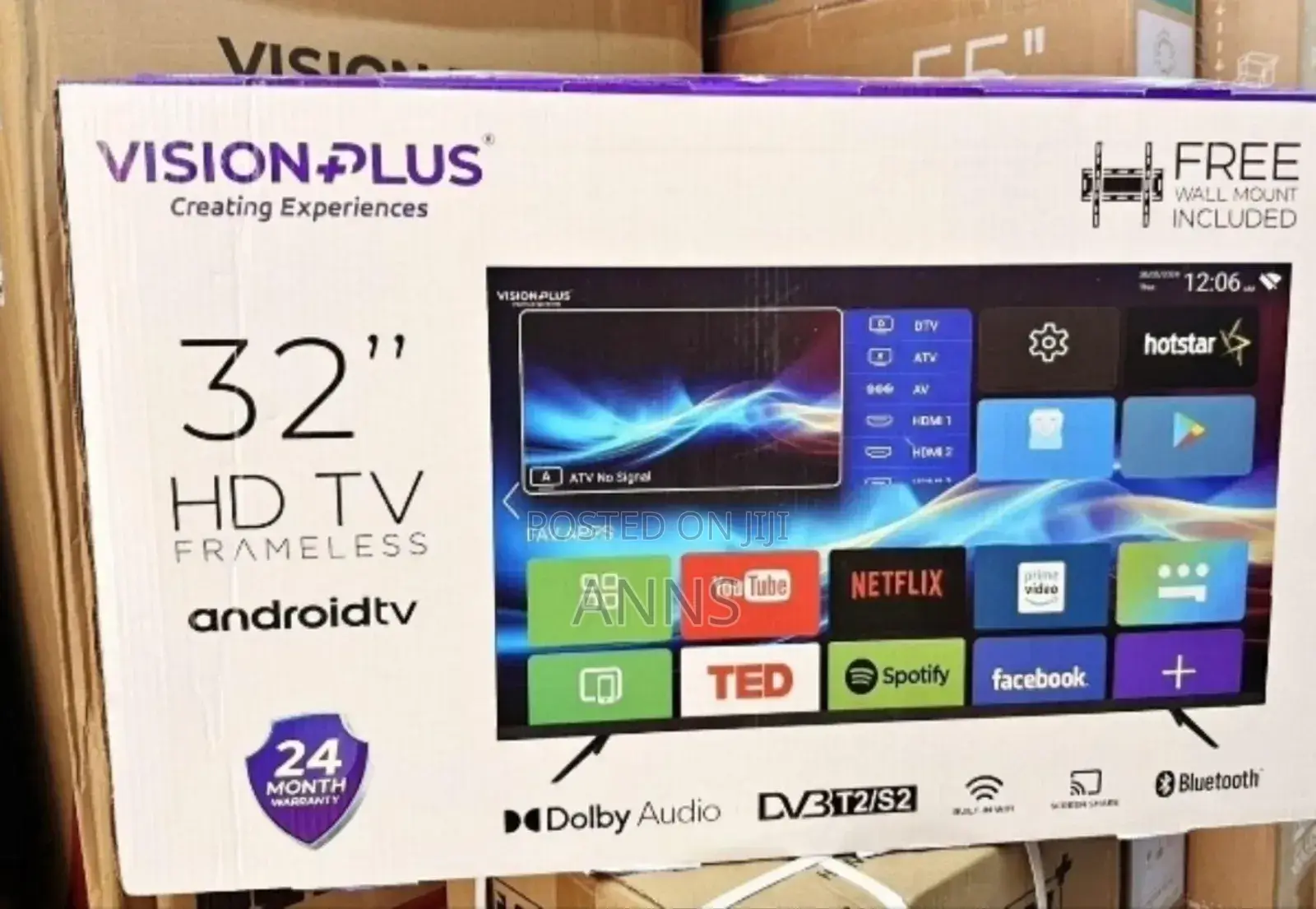 Vsion+ 32 Inch Android Tv (24 Months Warranty)