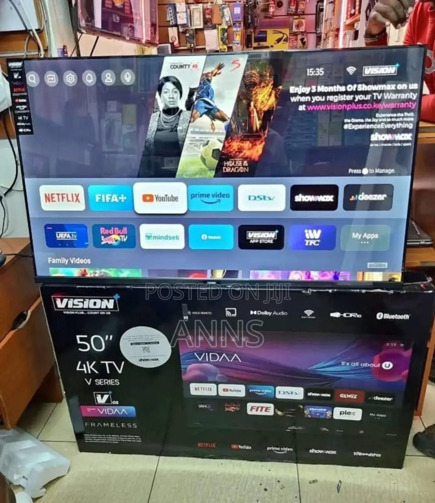 Vidaa 50 Inch 4 K Vision Tv 14 Months Warrantydolby Vision Audio