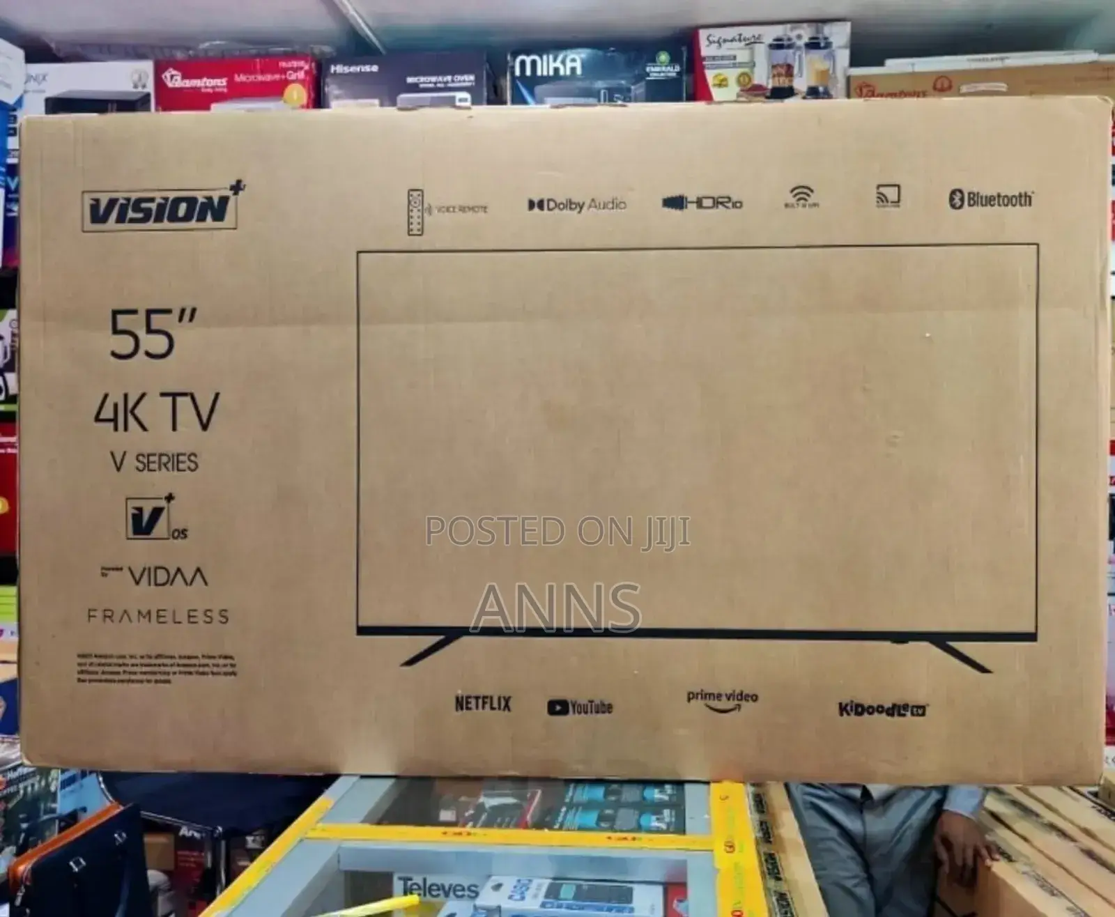 Vision Plus 55 Inch Vidaa Tv (14 Months Warranty) 4 K Resolution