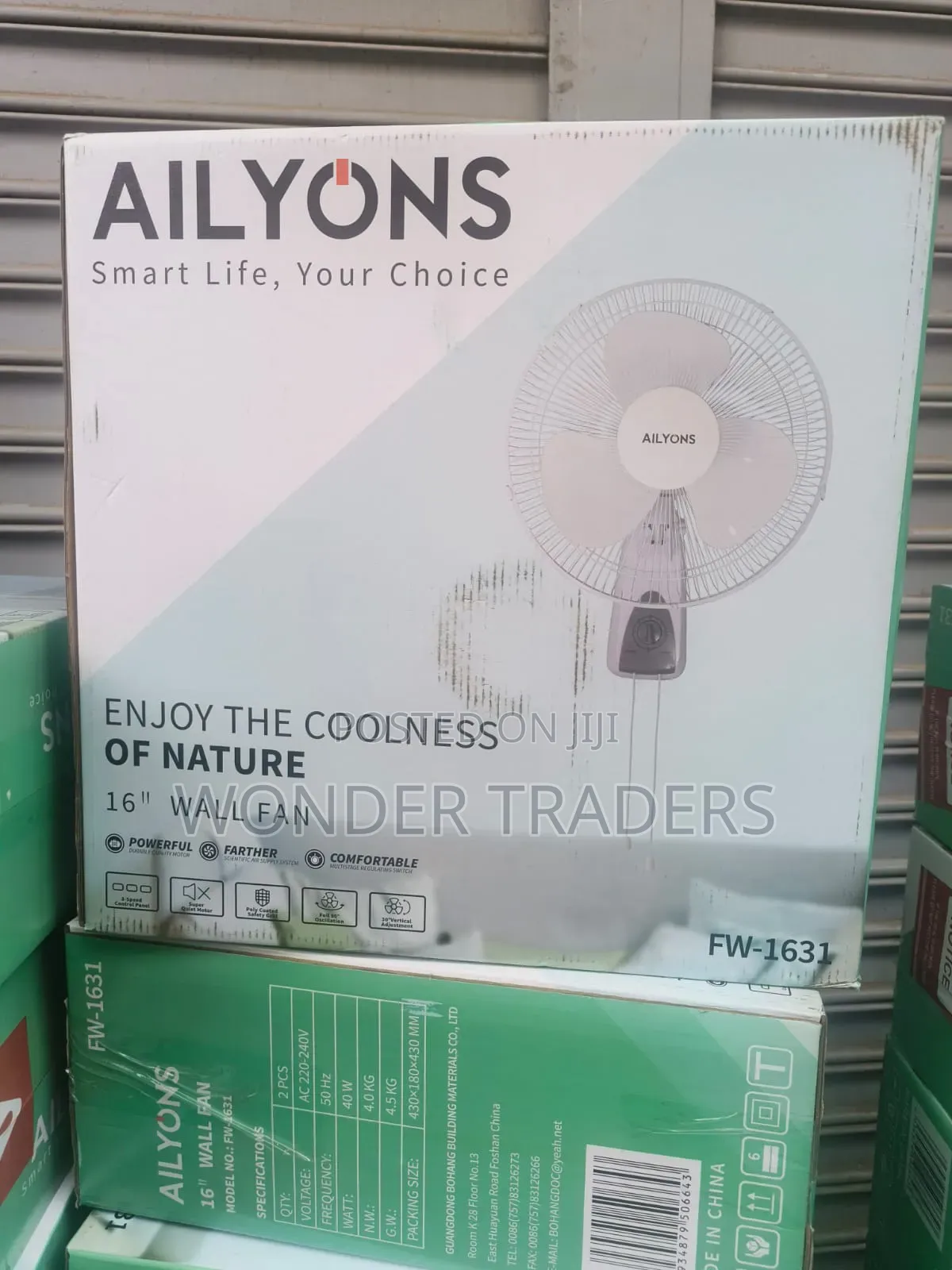 Ailyons 16 Inches Wall Fan - 16 Inches