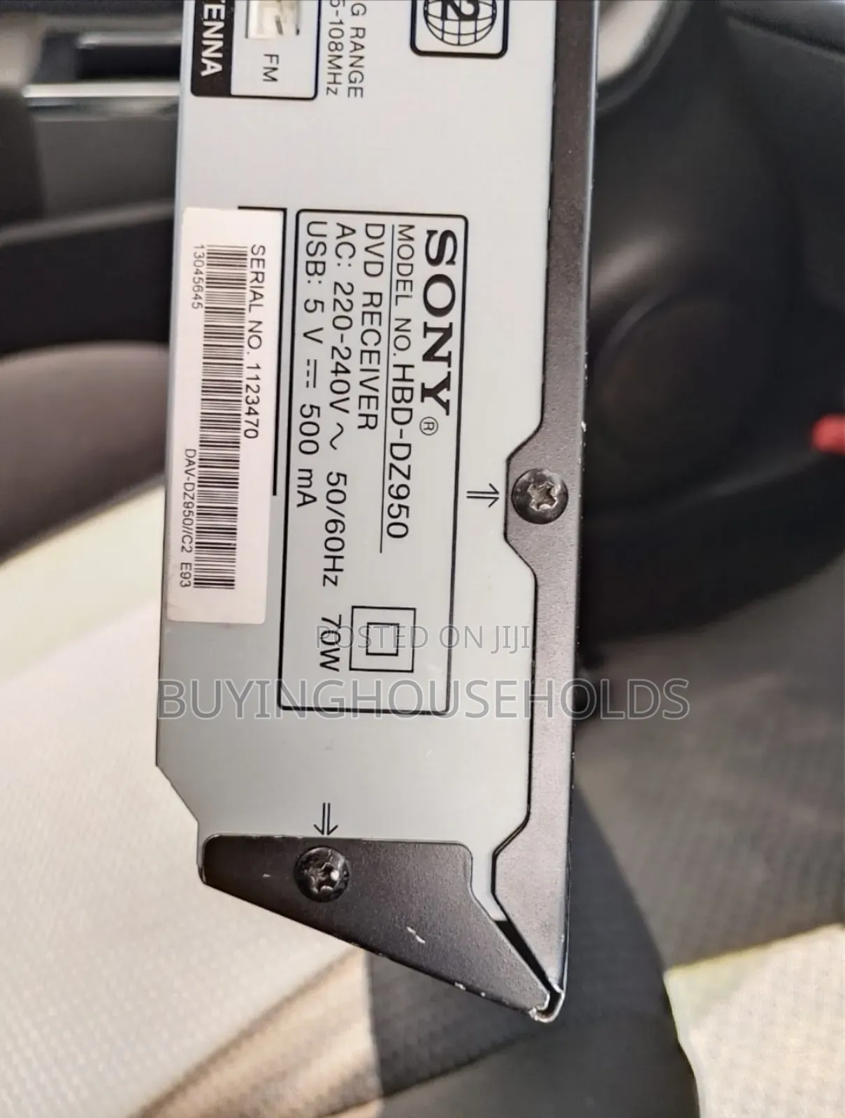 Sony Dz950 Headunit Only