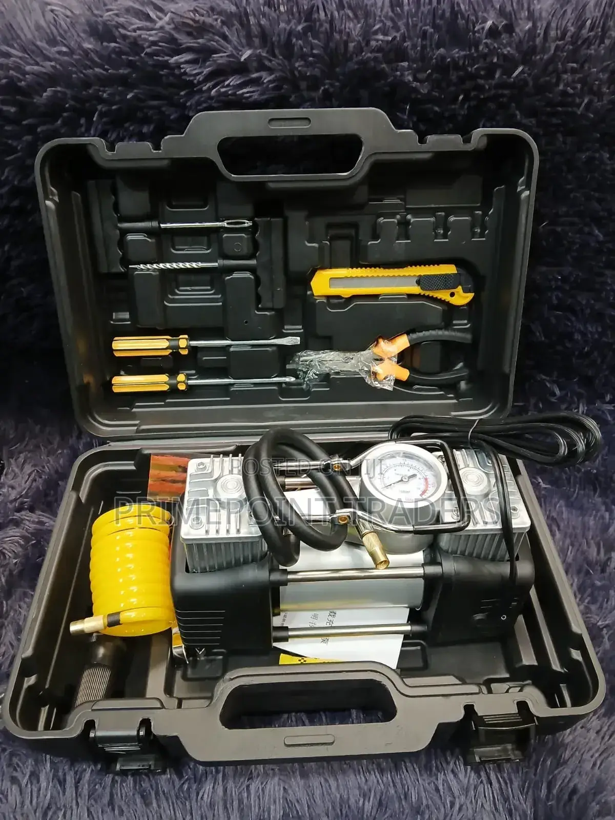 Air Compressor With Tools