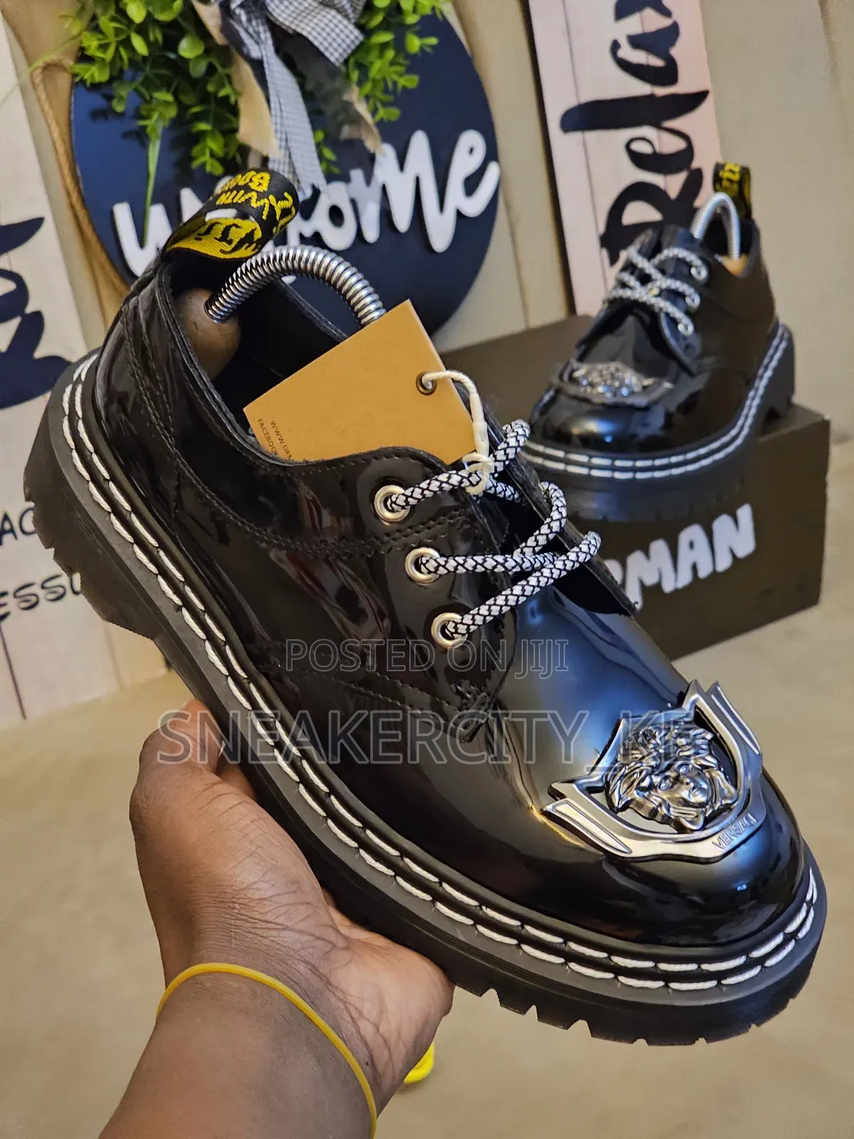 Versace Dr Martens Single Sole