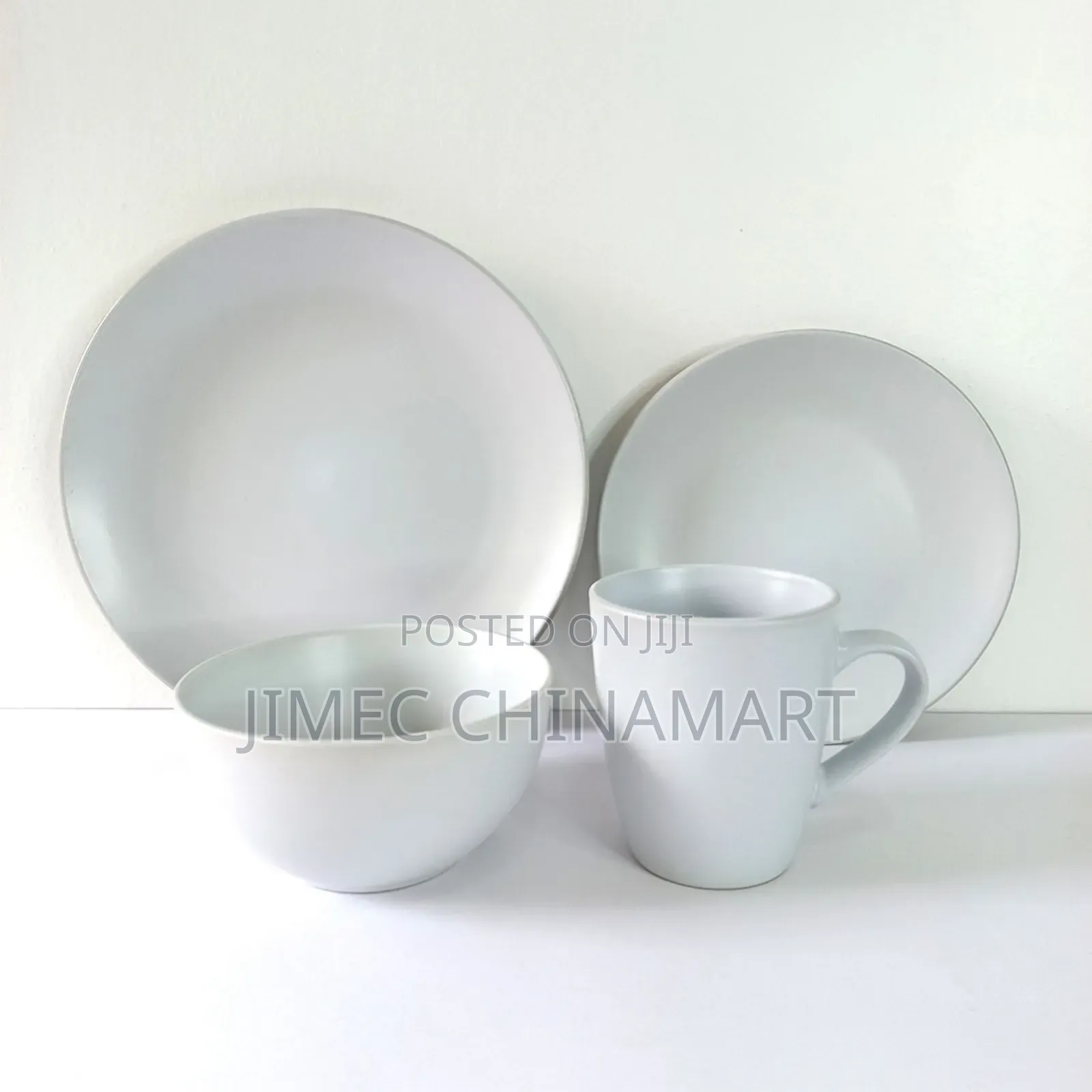 16-PCS White Dinner Set