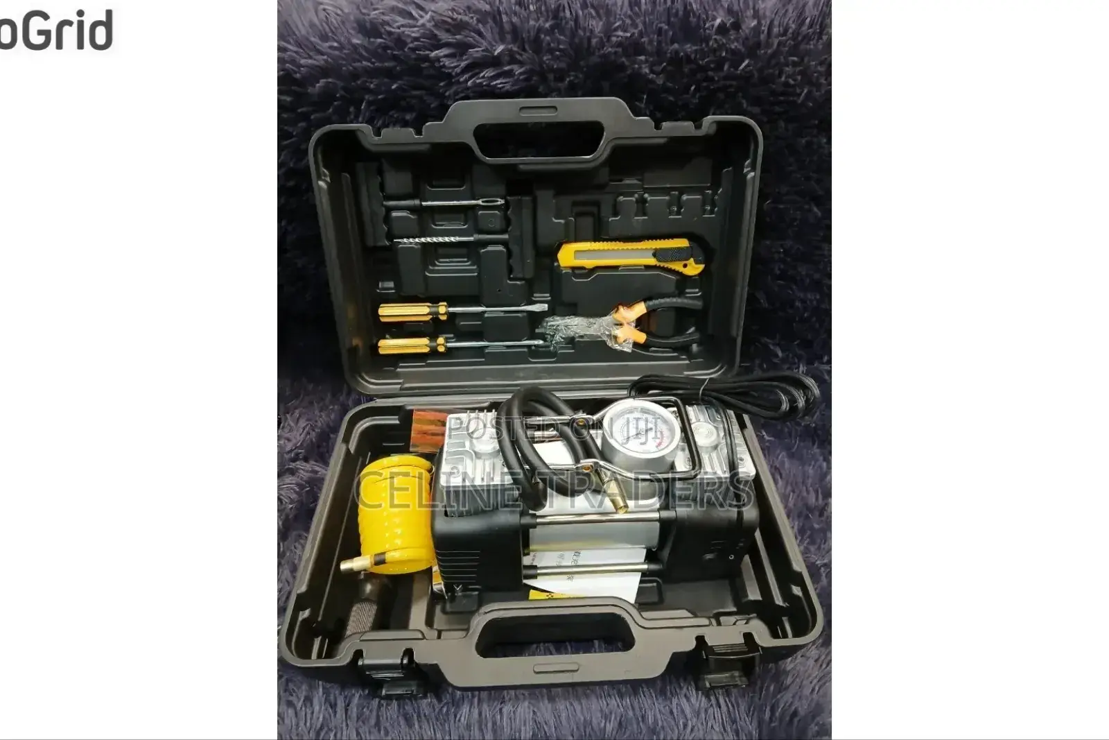 Air Compressor With Tools