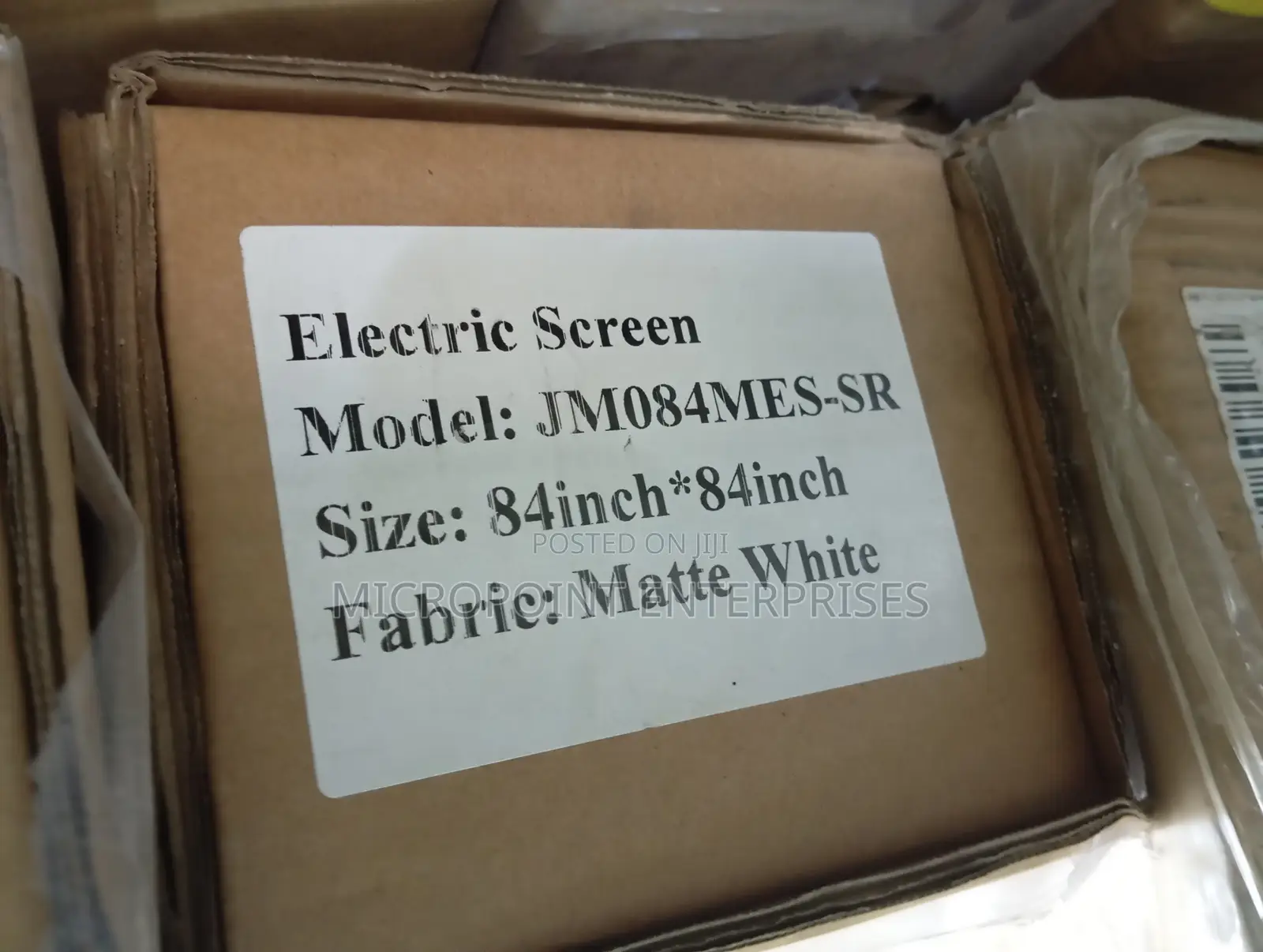 Projector Screen Electric/ Automatic 84"X84"(210cmx210cm)
