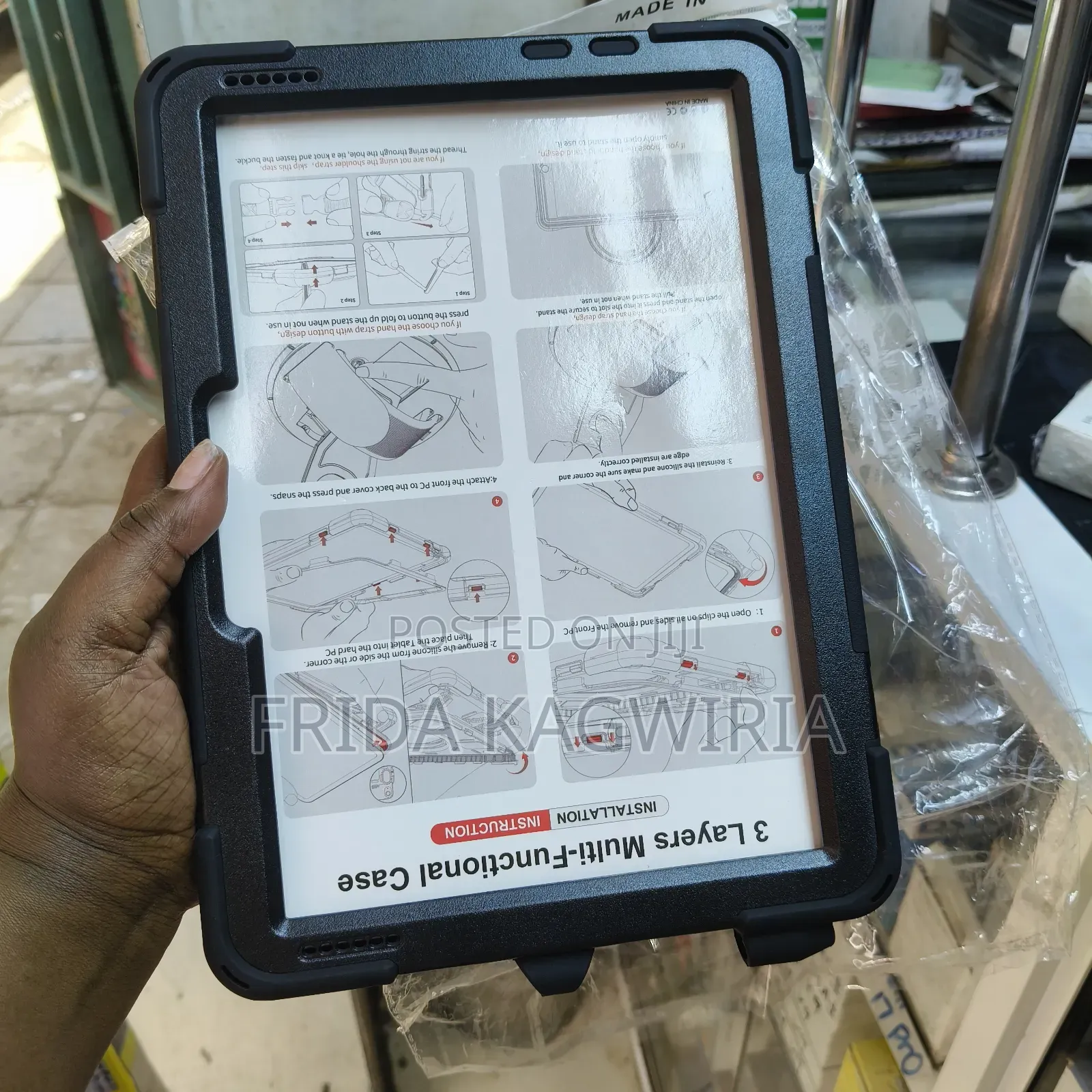 Rugged Shockproof Back Cover For Microsoft Surface Go 1/2/3/4