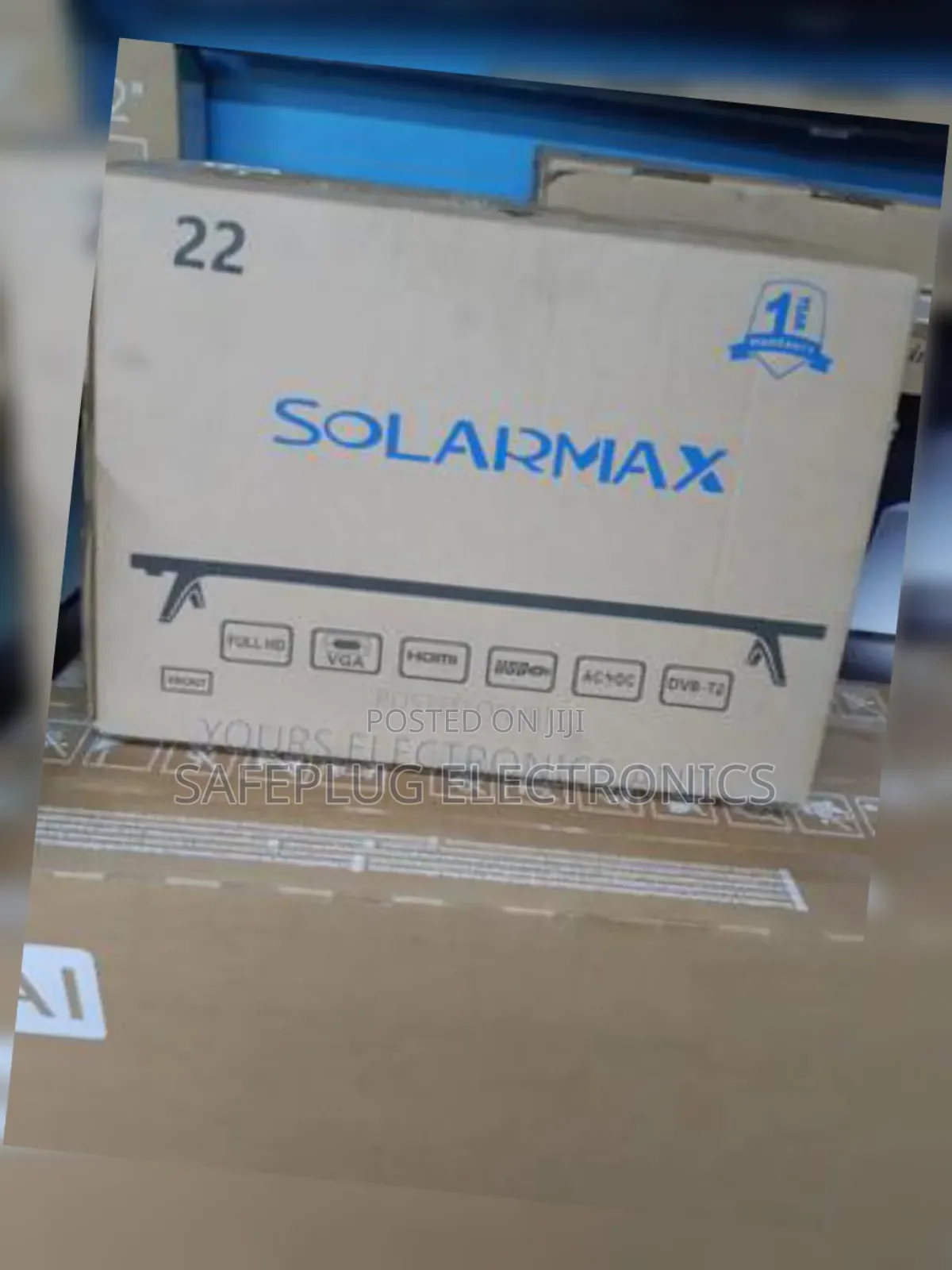 Solarmax 22" Tv + Free Decoder! No DSTV Fees | Energy Saving