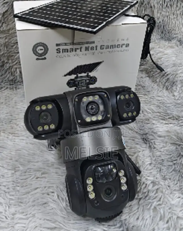 Triple Lens 4g Solar Camera - Smart Motion Detection