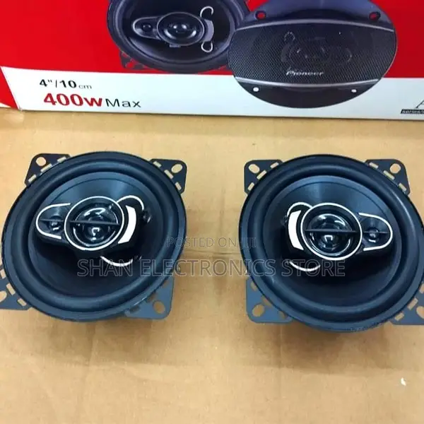 Car Door Speakers Pioneer 4" Inch 400 Watts 3-Way Coaxial
