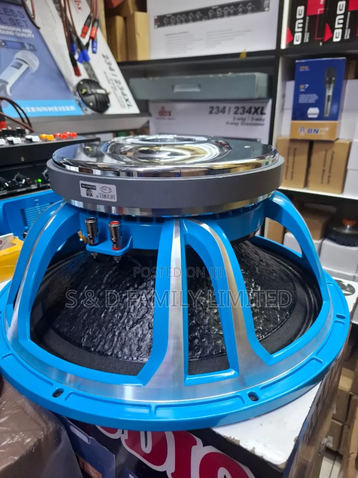Derwel 18dx125f Bass Speaker 125mm Voice Coil
