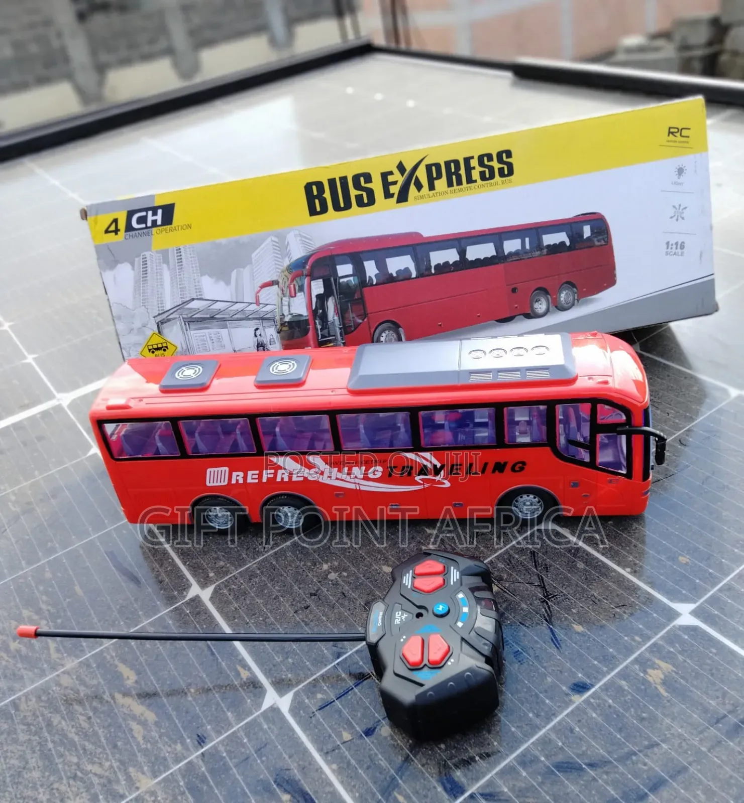 Remote Controlled Battery Operated  Bus For Kids