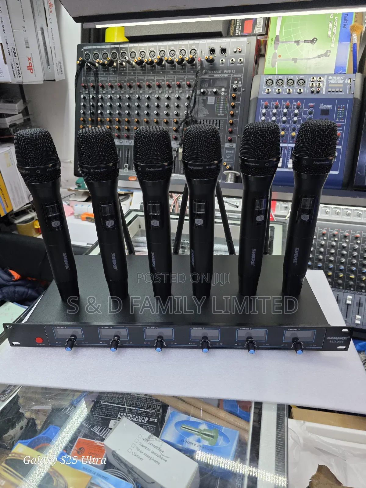 Shure Slxd96 Wireless Microphone 6 in 1