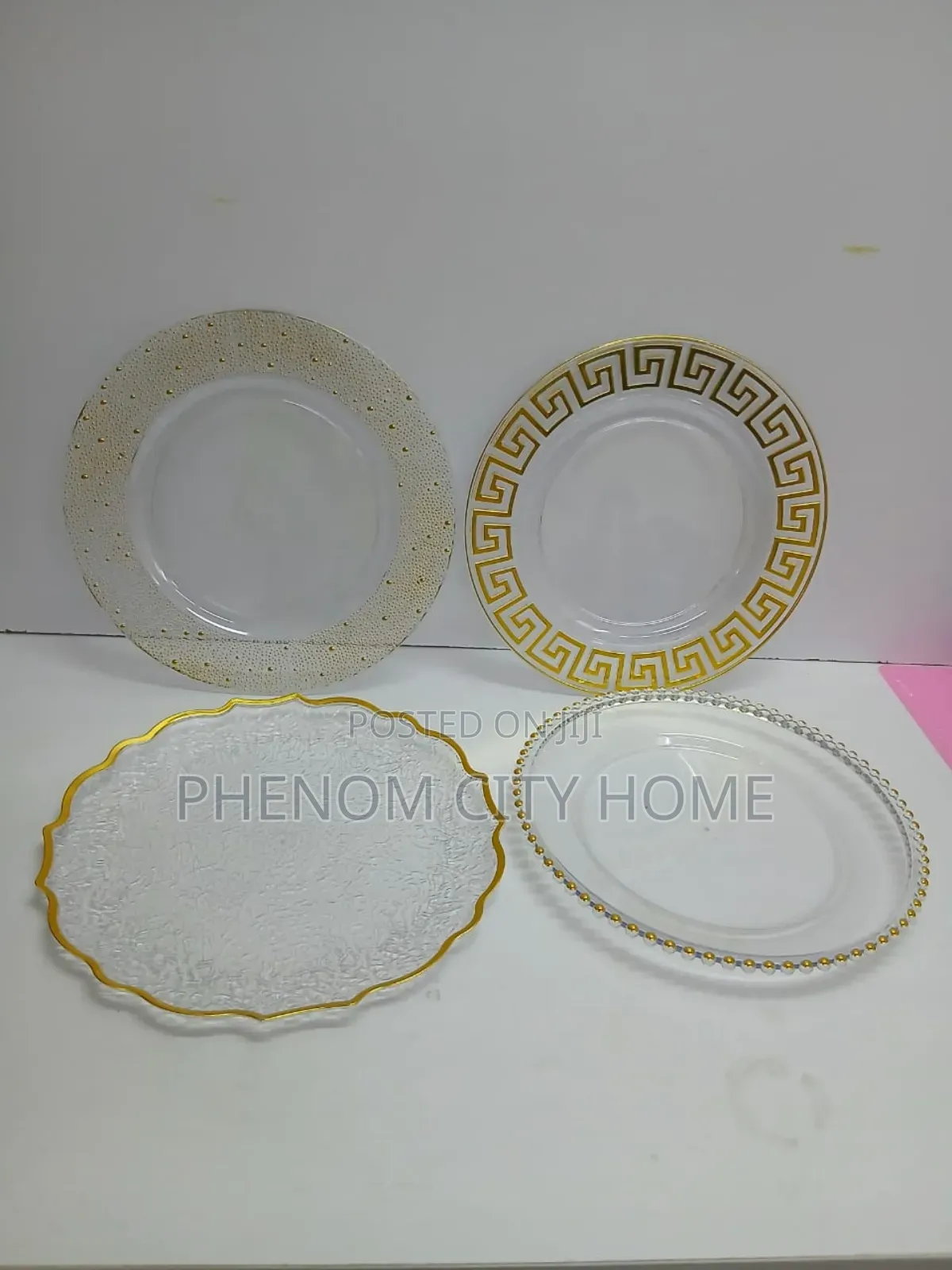 Classy Decor Charger Plates Available