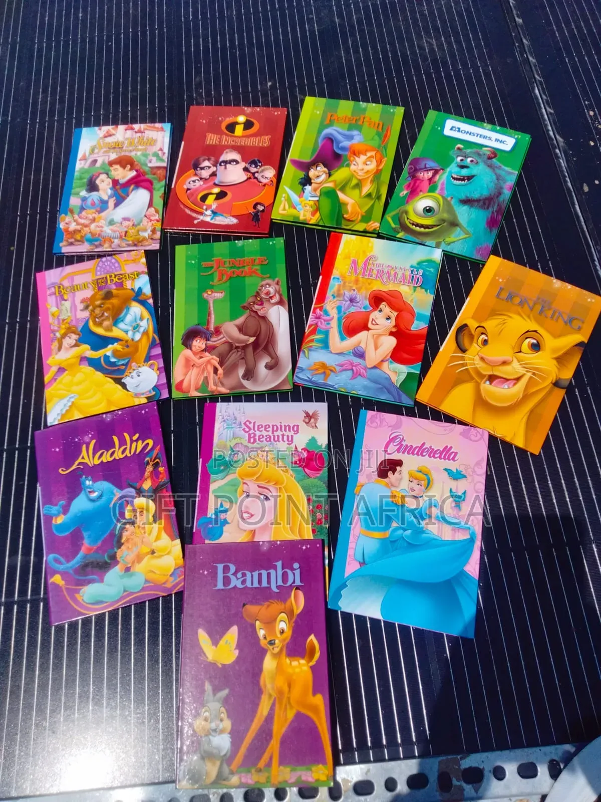 A Set Of 12 Cartoon Themed Disney Story Books For Kids