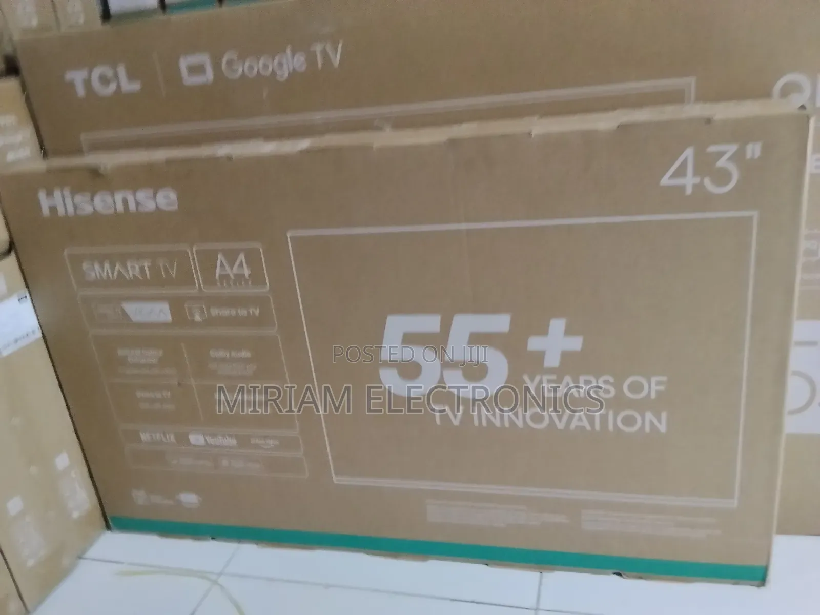 Hisense 43′′ 43a4 Series Vidaa Smart FHD Tv
