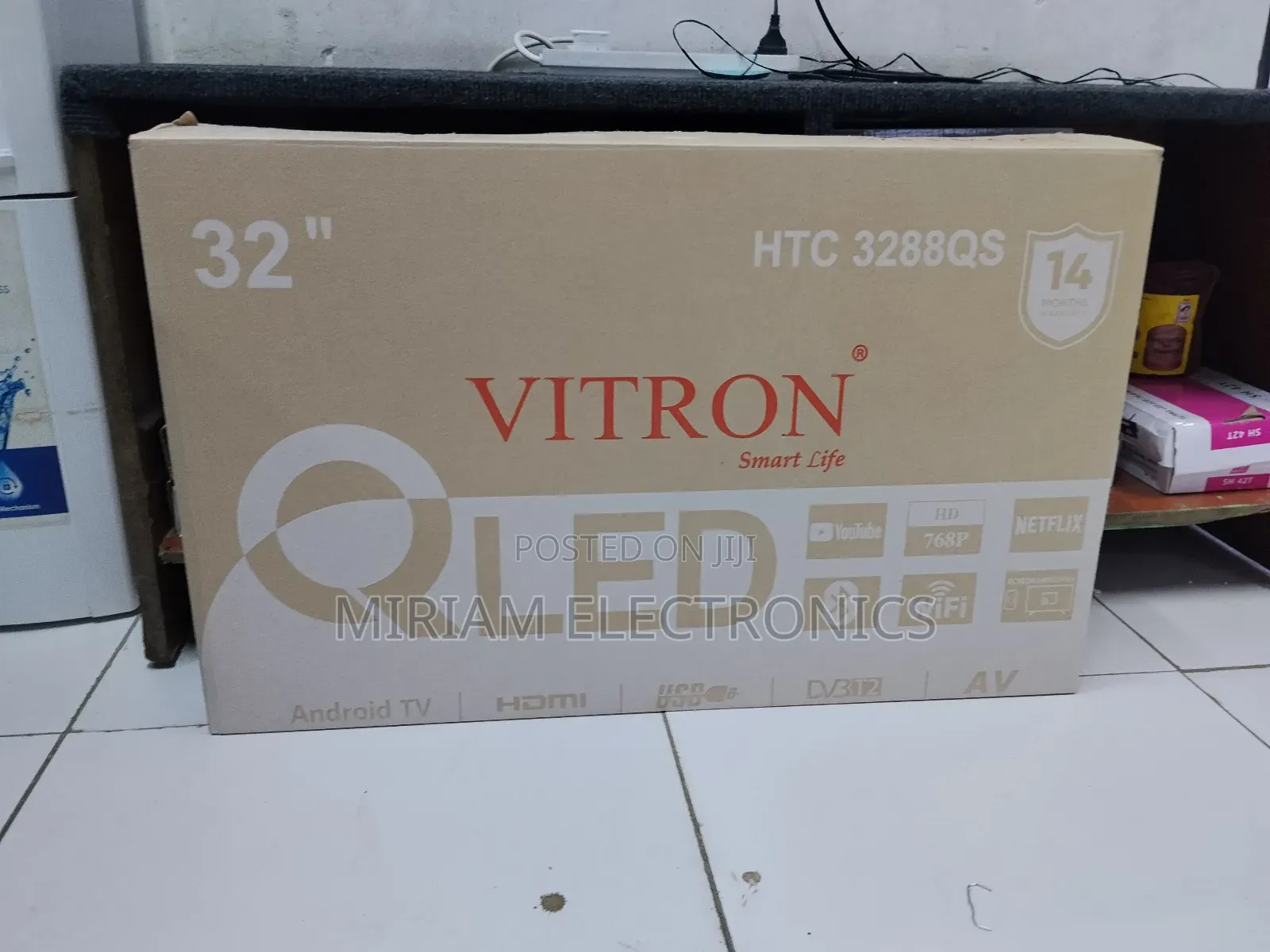 Vitron 32′′ Inches Smart Android Frameless TV With Bluetooth
