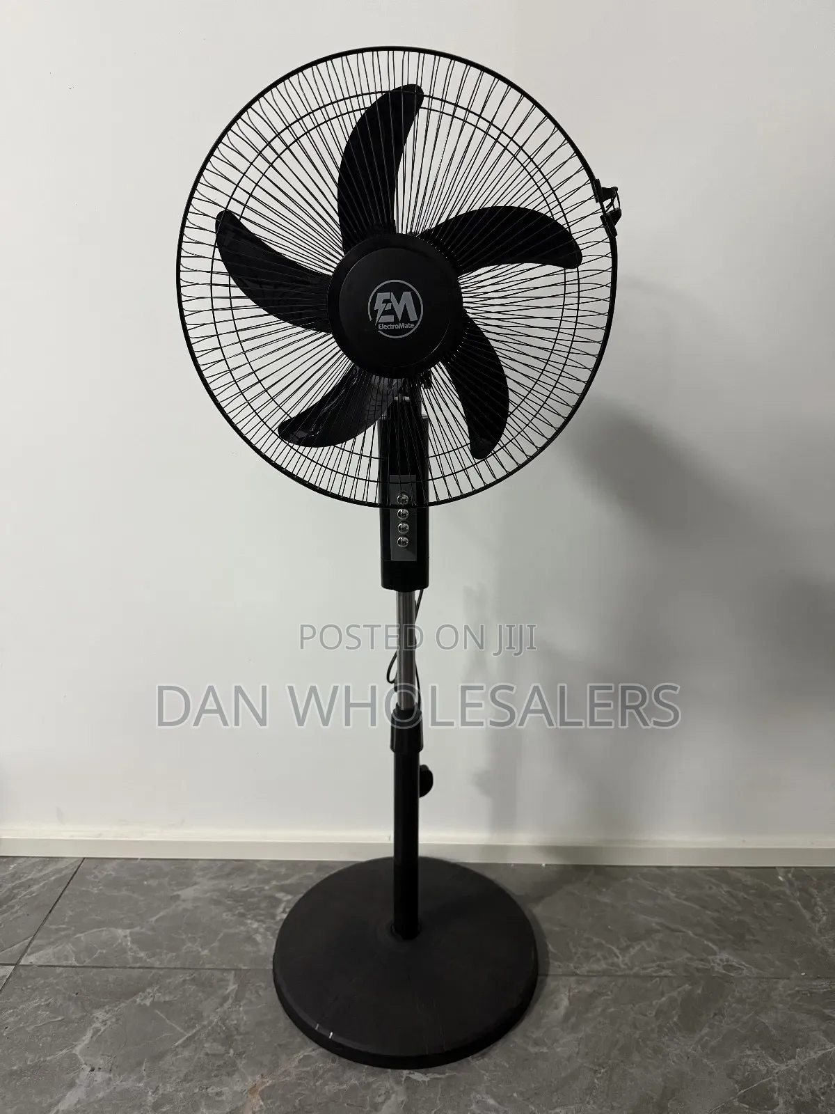 Black 16 Inches Electromate Electromate Standing Fans