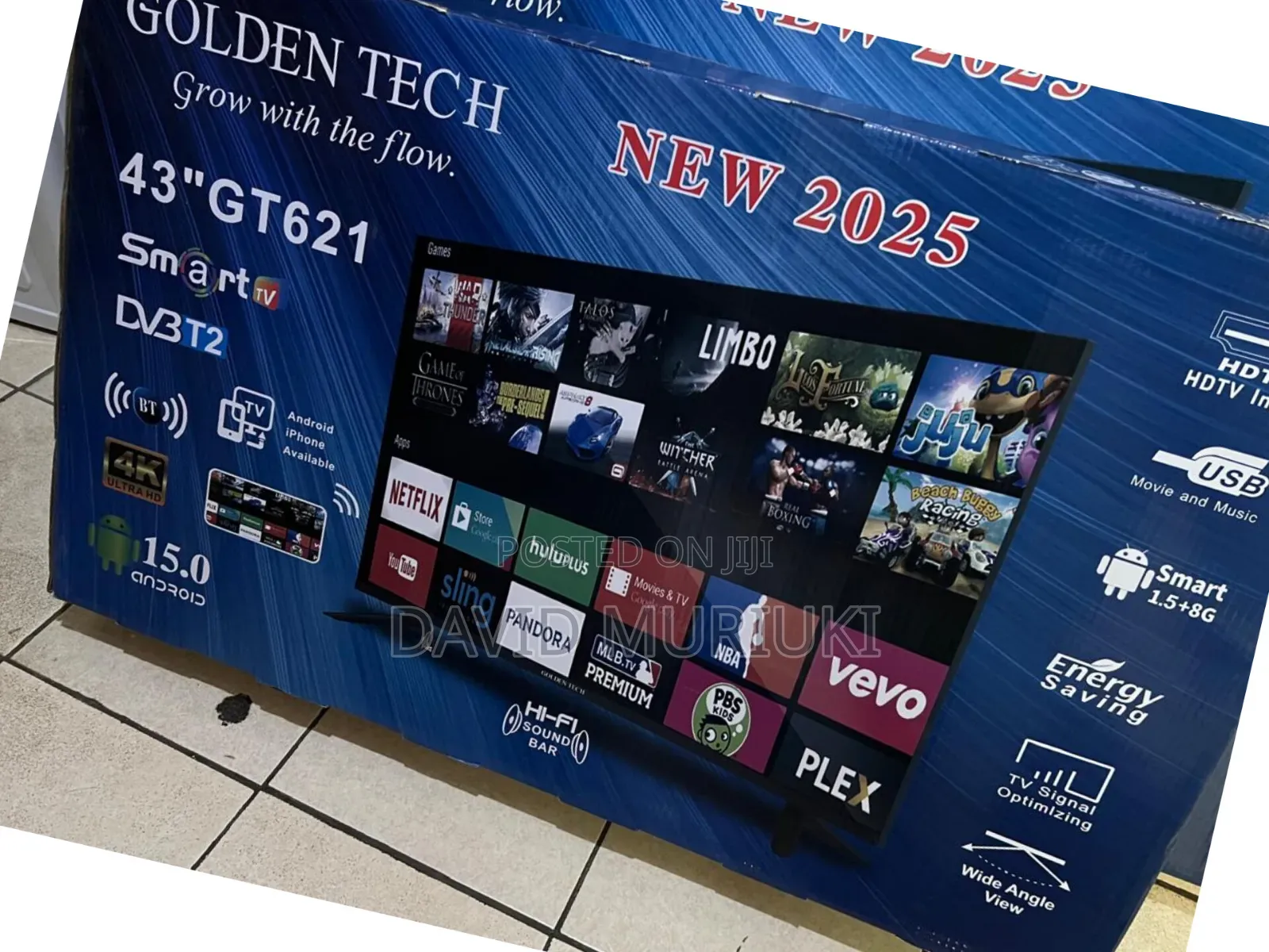 Golden Tech 43 Inches Smart Android Digital Tv