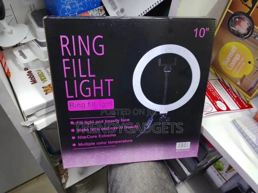 10 Inch Led Ring Light With Tripod Stand Phone Holder