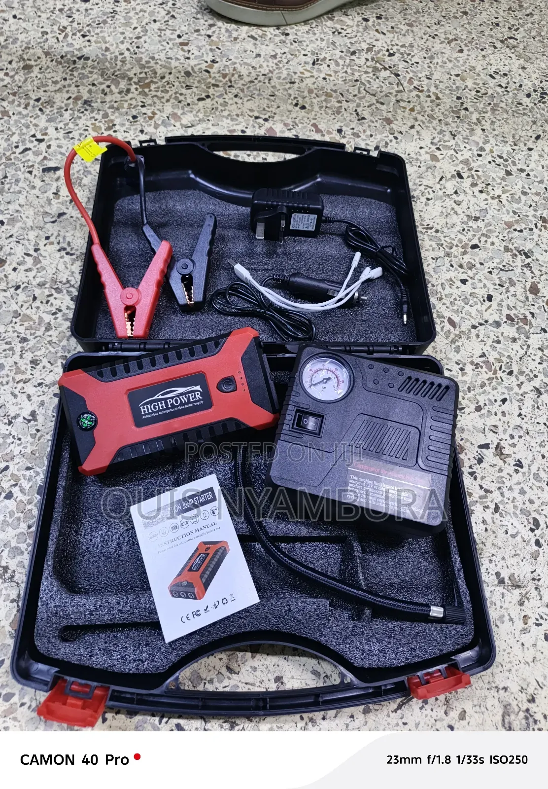 Portable Jump Starter/ Rechargeable Jump Starter